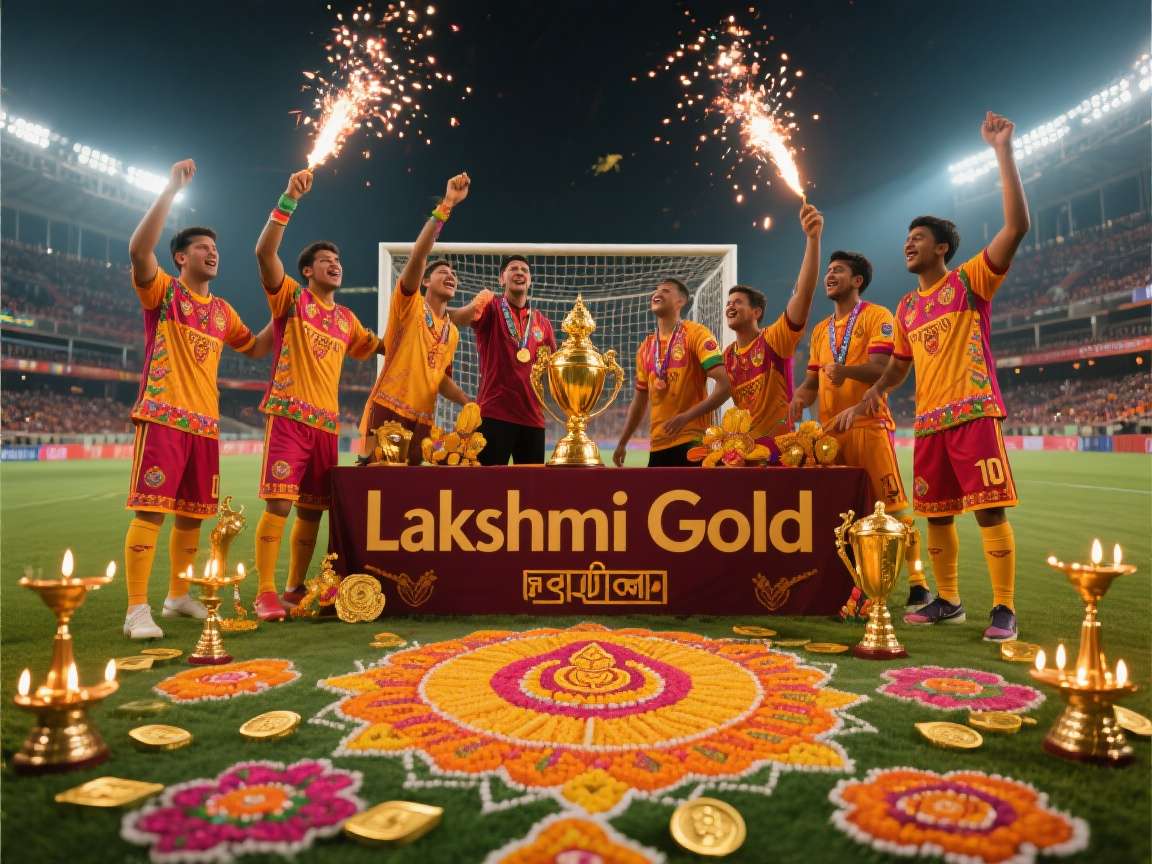 Bharatiya Handball Cup Diwali event with players in traditional attire