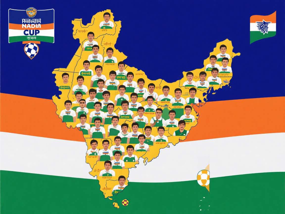 Bharatiya Handball Cup player distribution map across India